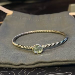 DAVID YURMAN Women's Chatelaine Bracelet with Prasiolite 3mm Large